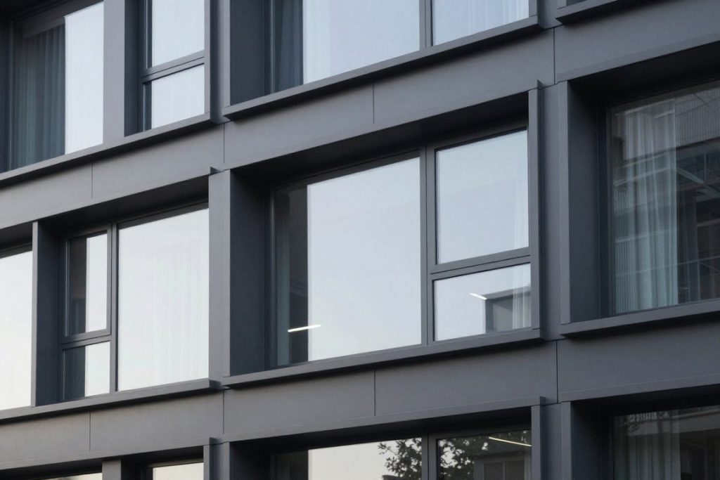 Anthrazit Fenster aus Polen moderne Optik