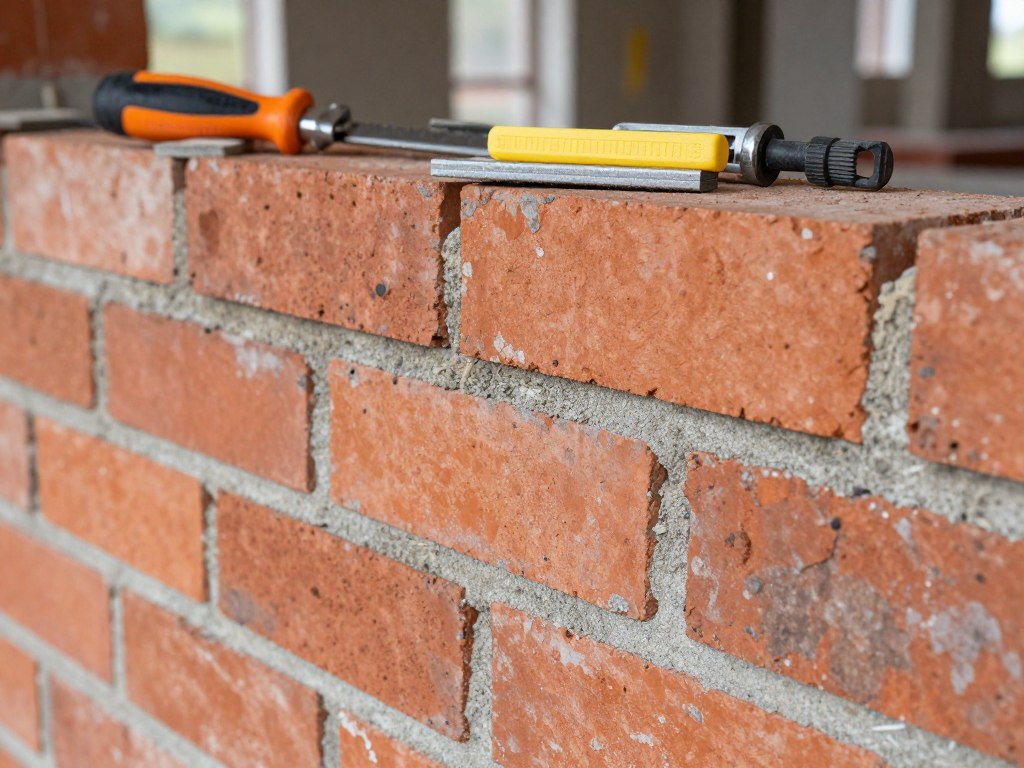Detailaufnahme von Mauerwerk und Materialien in Bremen