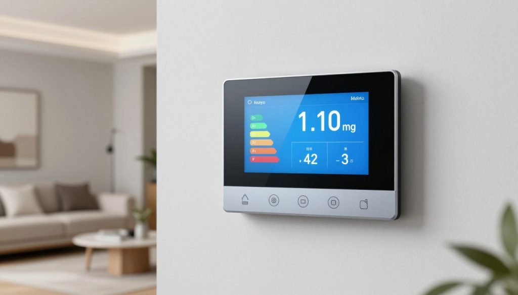 Energieeffiziente Klimatechnik moderne Steuerung im Smart Home