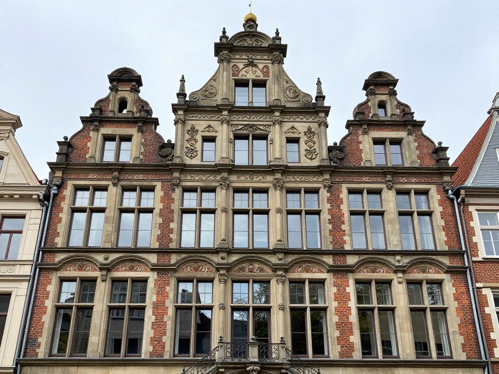 Gründerzeithaus Oldenburg vor Sanierung mit historischer Fassade