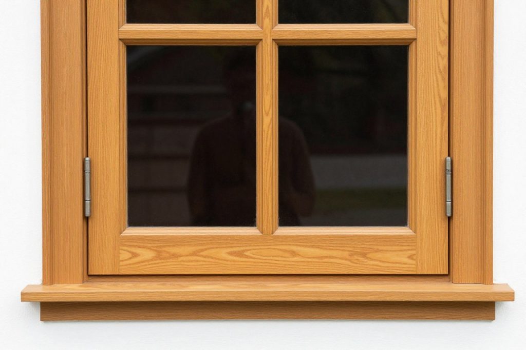 Holzoptik Fenster Polen Golden Oak Dekor