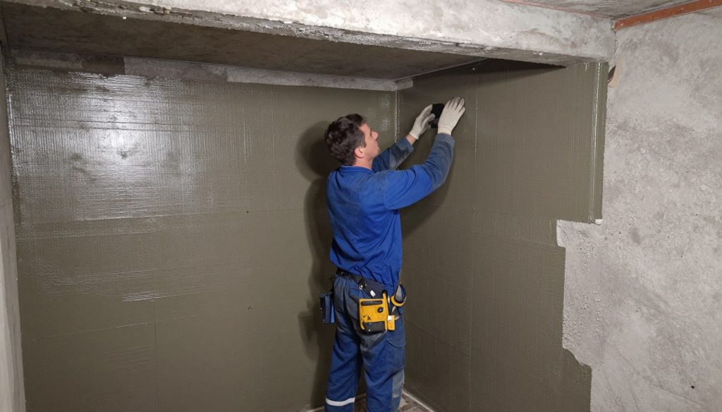 Maurer bei Kellersanierung in Oldenburg – Abdichtung der Wände