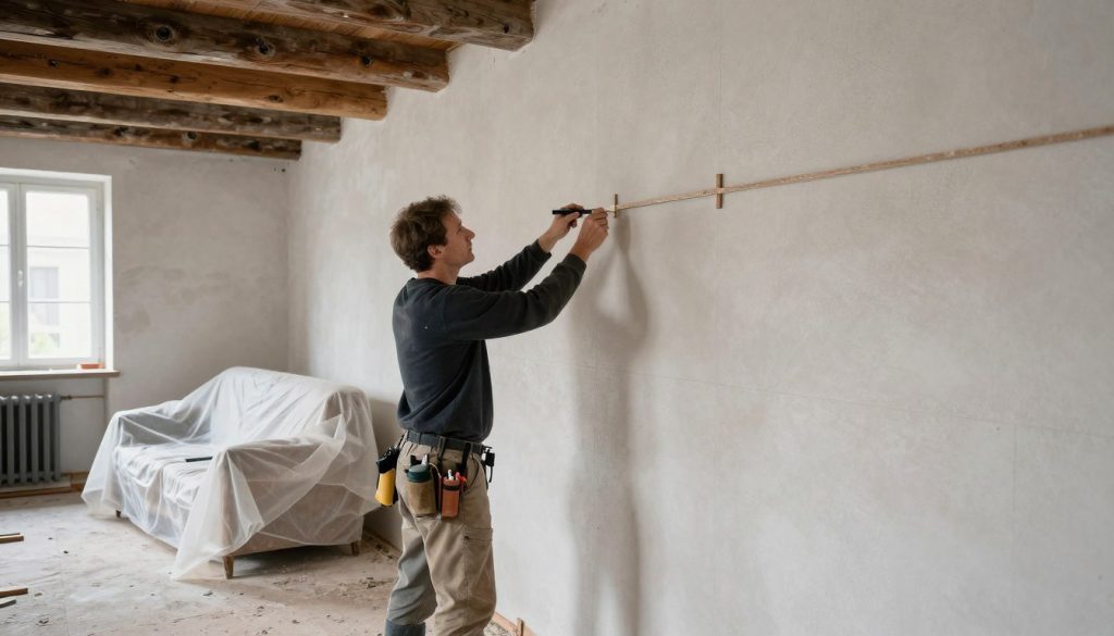 Maurer führt Wanddurchbruch in Altbau Oldenburg durch