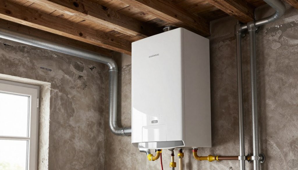 Moderne Heizungsanlage nach Modernisierung im Altbau Oldenburg