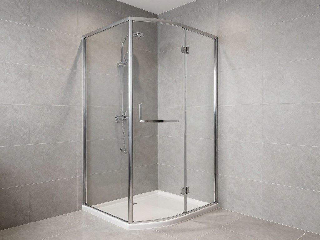 Modernes gefliestes Badezimmer mit bodengleicher Dusche in Delmenhorst