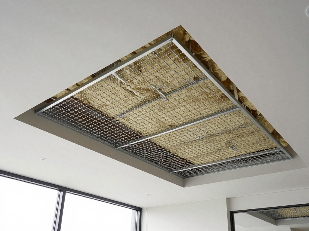 Montage einer abgehängten Decke im Trockenbau