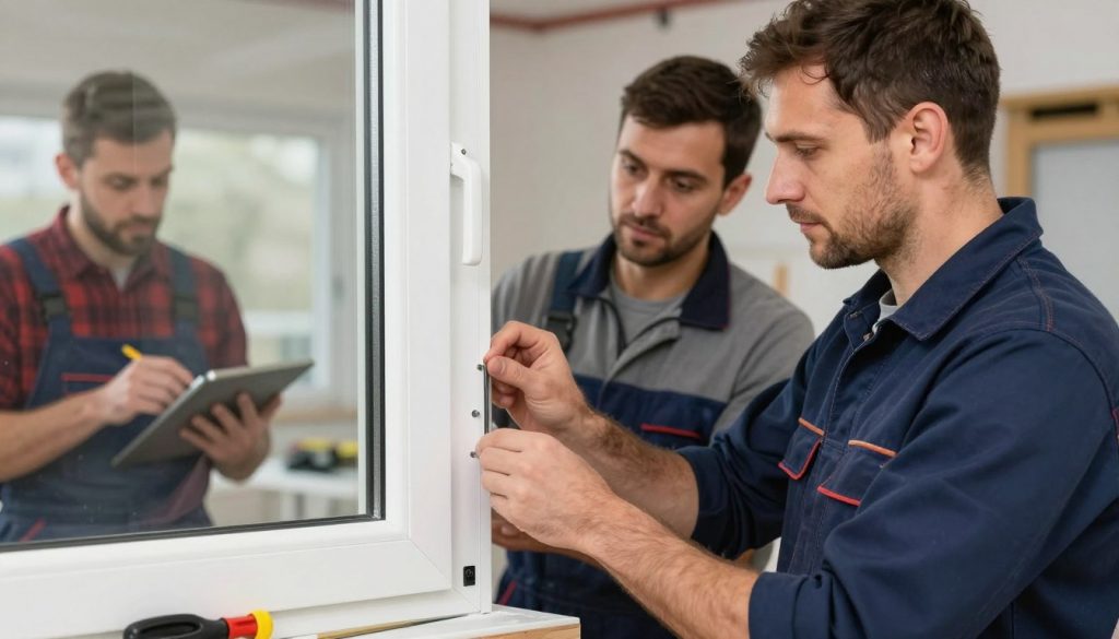 Polnischer Fensterbauer montiert Fenster nach deutschen RAL-Standards in Oldenburg