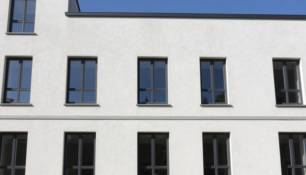 Professionell verputzte Fassade in Bremen nach Fertigstellung