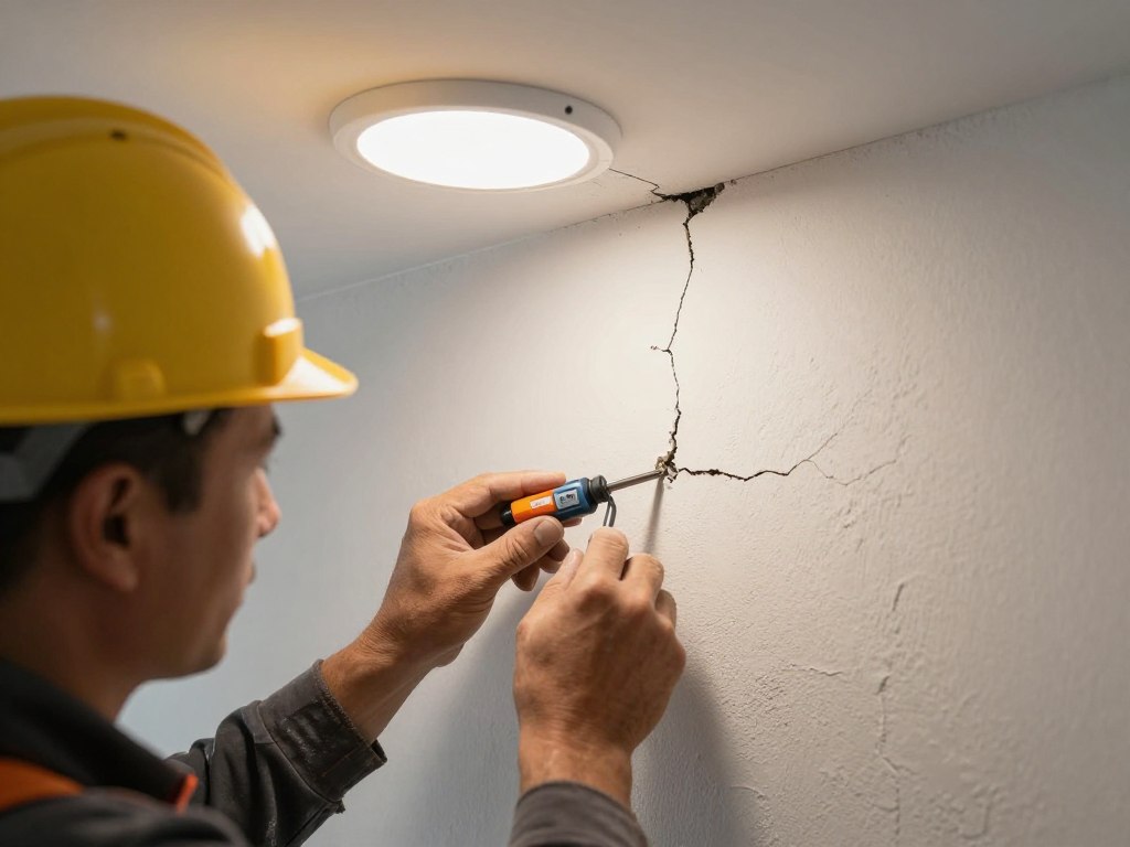 Risssanierung im Mauerwerk durch Fachbetrieb