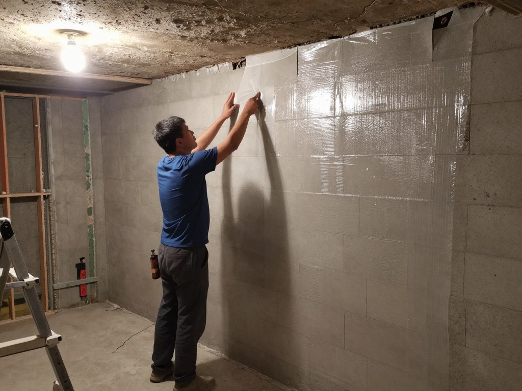 Sanierung von feuchtem Kellermauerwerk in Weyhe