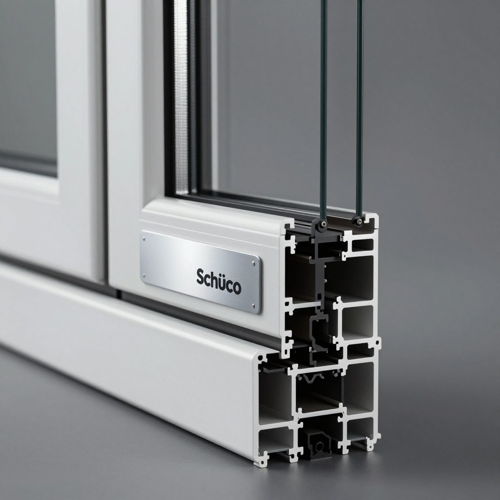 Schüco Fenster Profil aus polnischer Produktion
