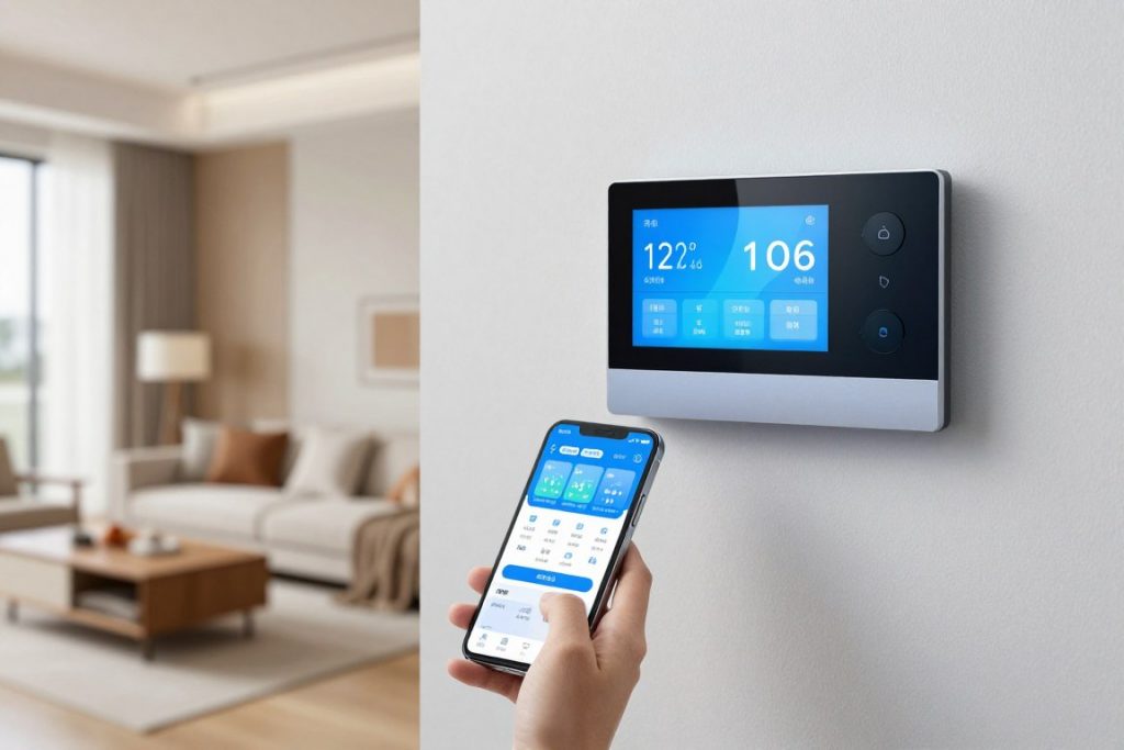 Smart Home Heizungssteuerung per Smartphone App bedienen