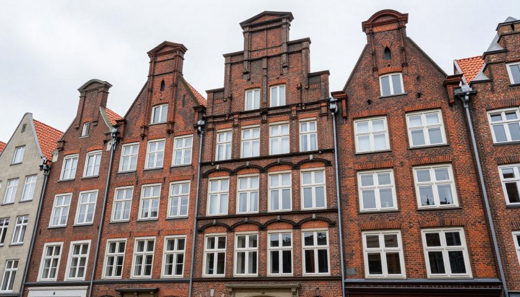 Typisches Bremer Altbaugebäude aus der Gründerzeit vor Sanierung