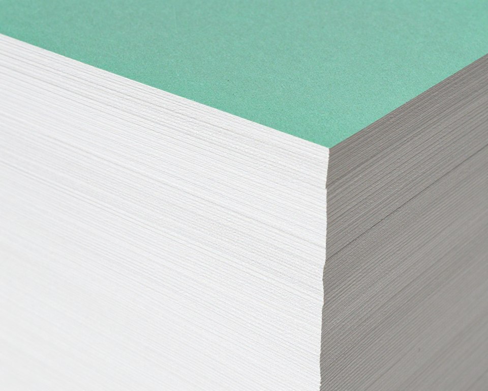 Verschiedene Gipskartonplatten Materialien für Trockenbau Anwendung