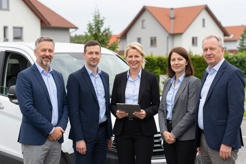 Werklotse Team bereit für Beratungstermin in Stuhr