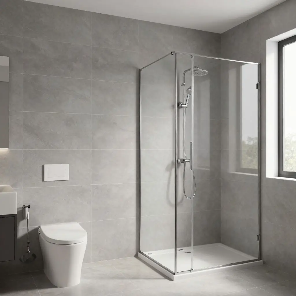 Badezimmer mit modernen Fliesen in Syke