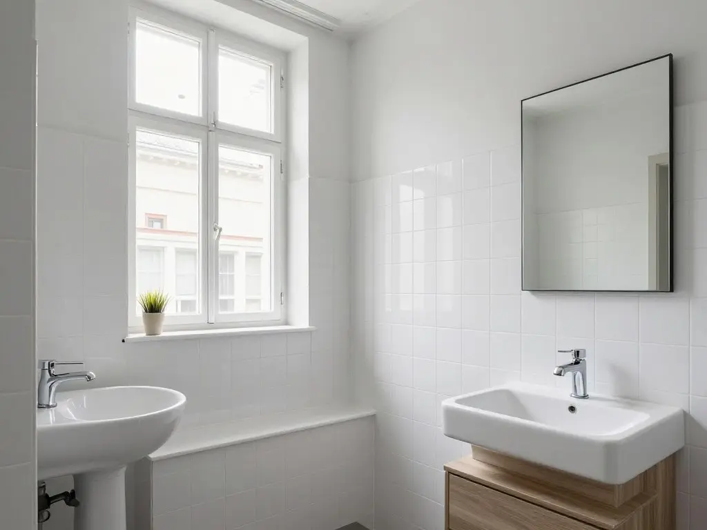 Badsanierung Altbau mit modernen Fliesen und Sanitäranlagen Oldenburg