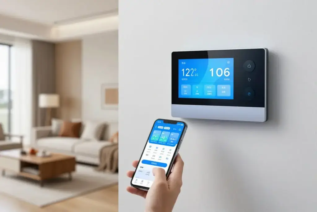 Smart Home Heizungssteuerung per Smartphone App bedienen