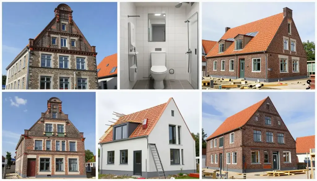 Verschiedene Handwerksprojekte in Bremervörde: Altbau, Bad, Dach