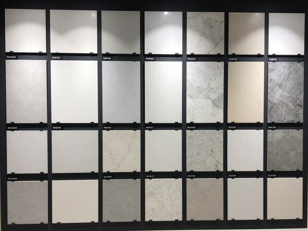 Auswahl verschiedener Fliesenarten für Innen- und Außenbereiche