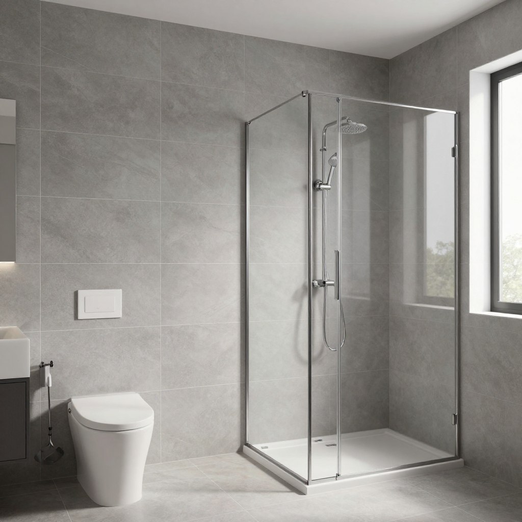 Badezimmer mit modernen Fliesen in Syke