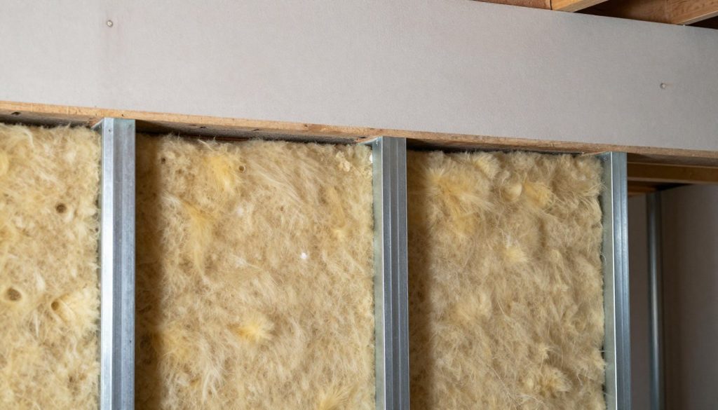 Dämmung für Schallschutz in Trockenbauwand