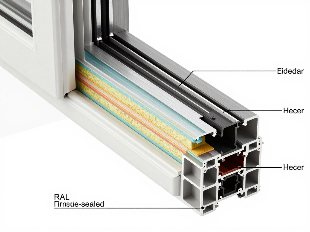 Dreifache Abdichtung: innen, Mitte, außen Dreifache Abdichtung: innen, Mitte, außen