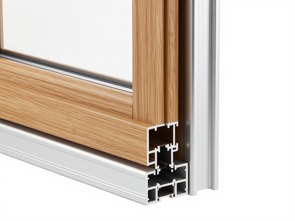 Holz-Aluminium-Fenster: Holz innen, Alu außen Holz-Aluminium-Fenster: Holz innen, Alu außen