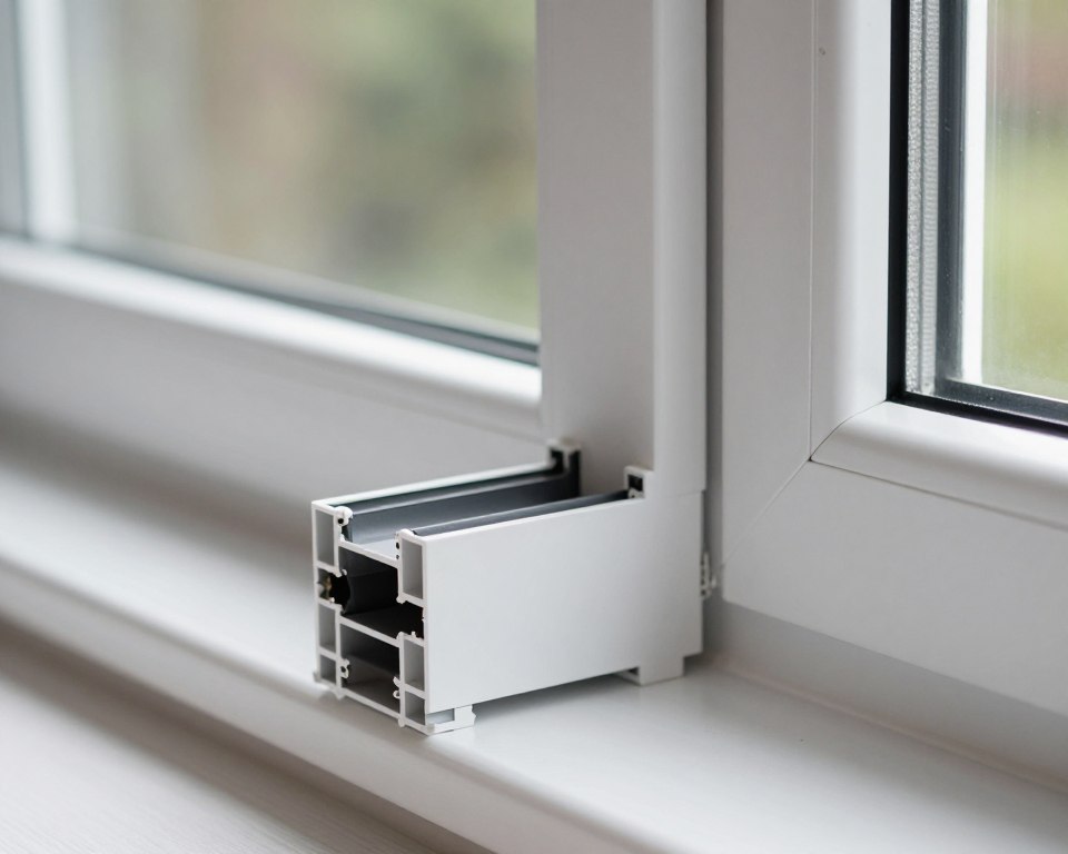 Kunststofffenster Osterholz-Scharmbeck weißes modernes Fenster Detail Kunststofffenster Osterholz-Scharmbeck weißes modernes Fenster Detail