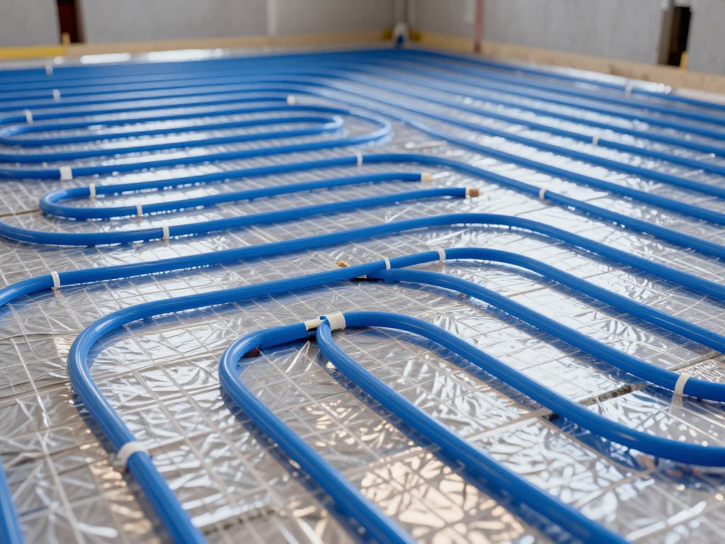 Moderne Fußbodenheizung als ideale Voraussetzung für effiziente Wärmepumpe Installation