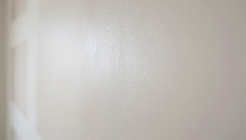 Nahaufnahme perfekt verspachtelter Gipskartonwand bereit für Malerarbeiten Nahaufnahme perfekt verspachtelter Gipskartonwand bereit für Malerarbeiten