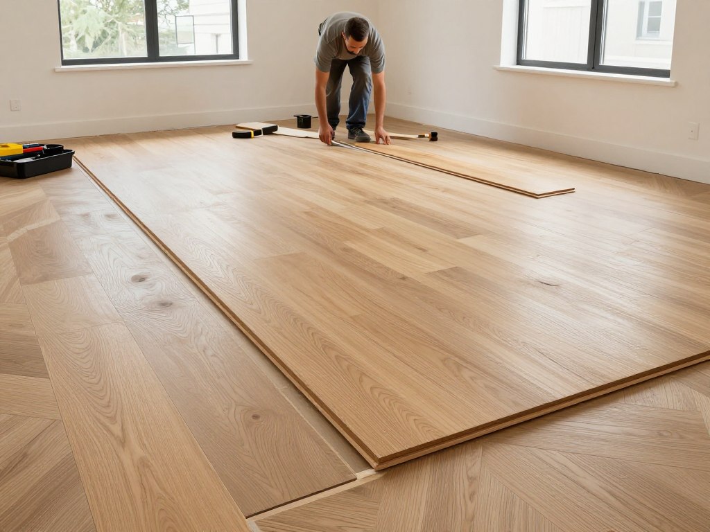 Parkettboden verlegen in Rotenburg Einfamilienhaus