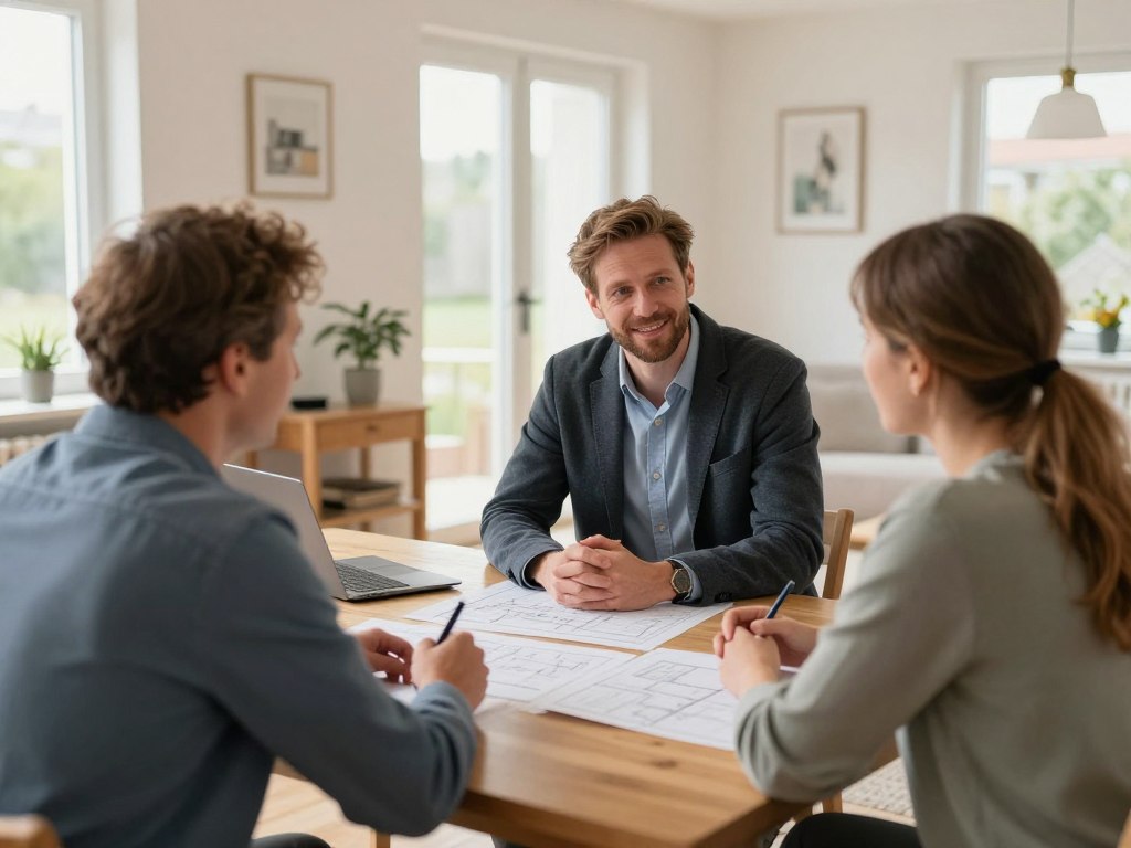 Persönliche Beratung mit Handwerker in Bremervörde vor Ort beim Eigenheim
