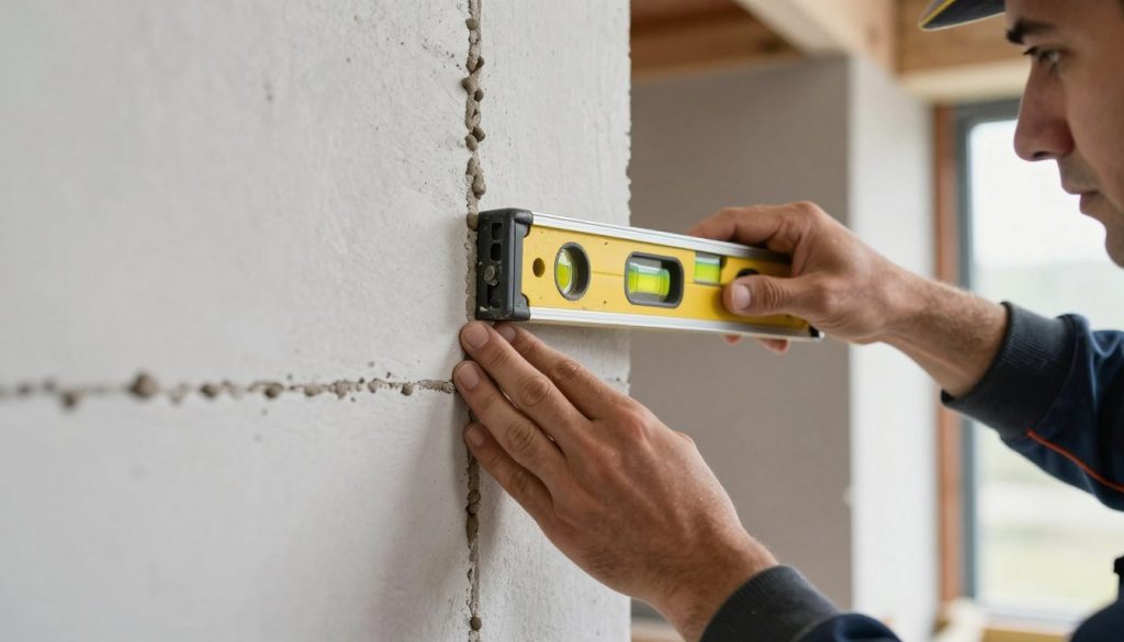 Qualität bei Mauerarbeiten in Rotenburg – Präzise Ausrichtung und saubere Fugen