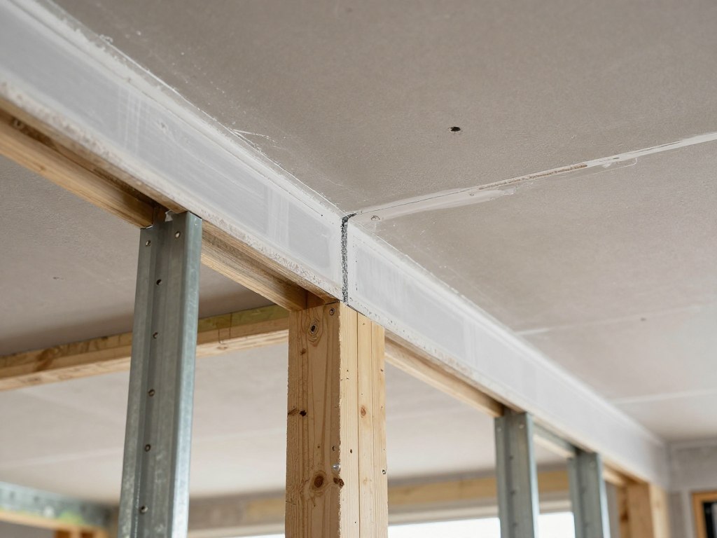 Qualitätskontrolle bei Trockenbau Arbeiten, saubere Verarbeitung