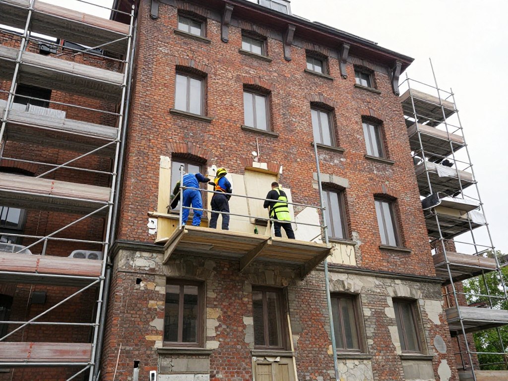 Renovierung Altbau Hamburg Handwerker bei der Arbeit Renovierung Altbau Hamburg Handwerker bei der Arbeit