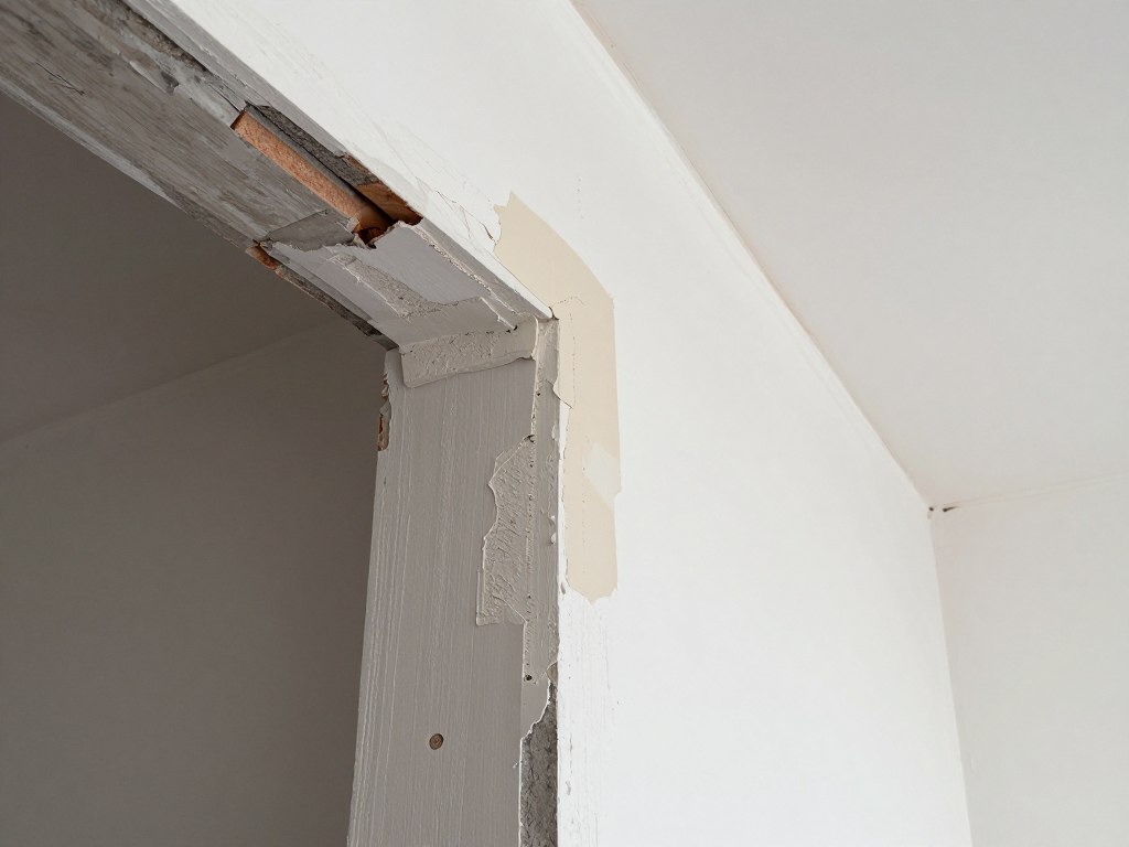 Risse in Trockenbau Fugen durch mangelhafte Spachtelung