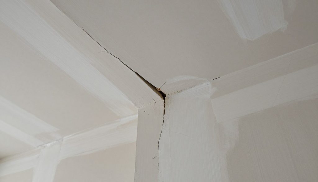 Risse in unsachgemäß verspachtelten Trockenbau-Fugen als Qualitätsmangel