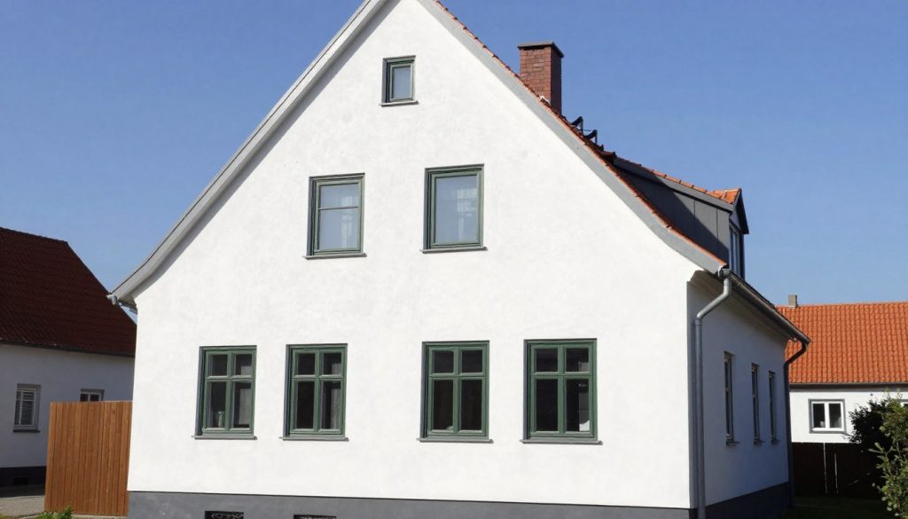 Traditionelles Wohnhaus in Syke mit frisch sanierter Fassade