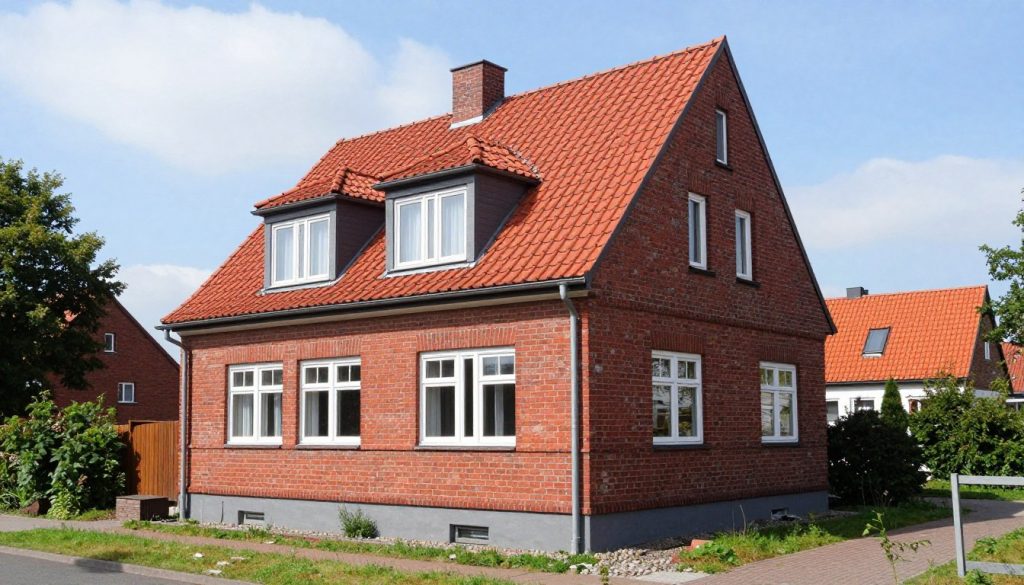 Typisches Wohnhaus in Osterholz-Scharmbeck vor Sanierung Typisches Wohnhaus in Osterholz-Scharmbeck vor Sanierung