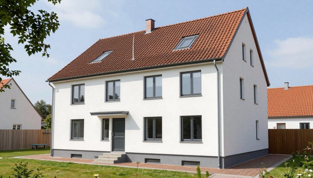 Umfassende Haussanierung eines Einfamilienhauses in Achim mit neuer Fassade