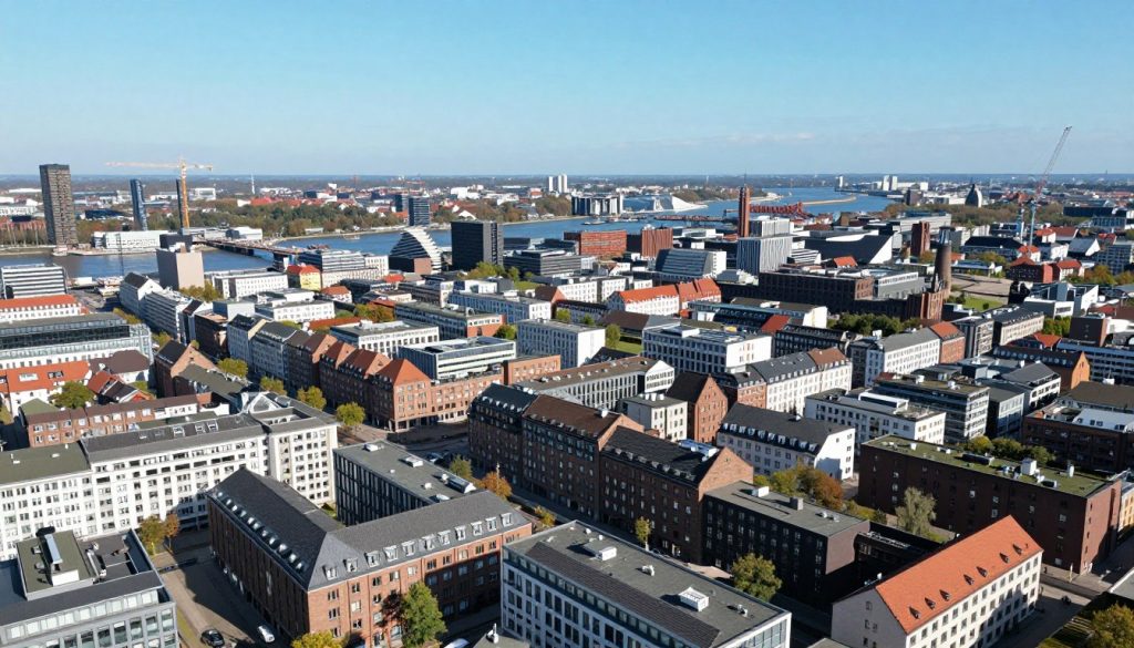 Verschiedene Hamburger Stadtteile mit Sanierungsprojekten Verschiedene Hamburger Stadtteile mit Sanierungsprojekten