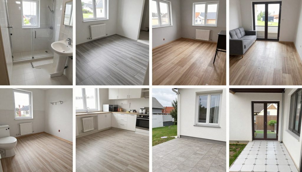 Verschiedene Referenzprojekte von Fliesenleger Bodenleger Arbeiten in Rotenburg