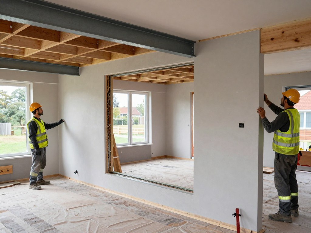 Wanddurchbruch Mauerarbeiten Rotenburg – Statisch geprüfte Öffnung in tragender Wand